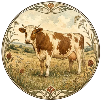 Grazing cattle