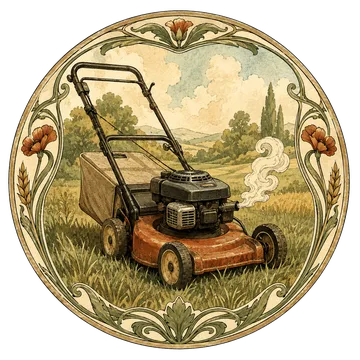 Gas lawn mower